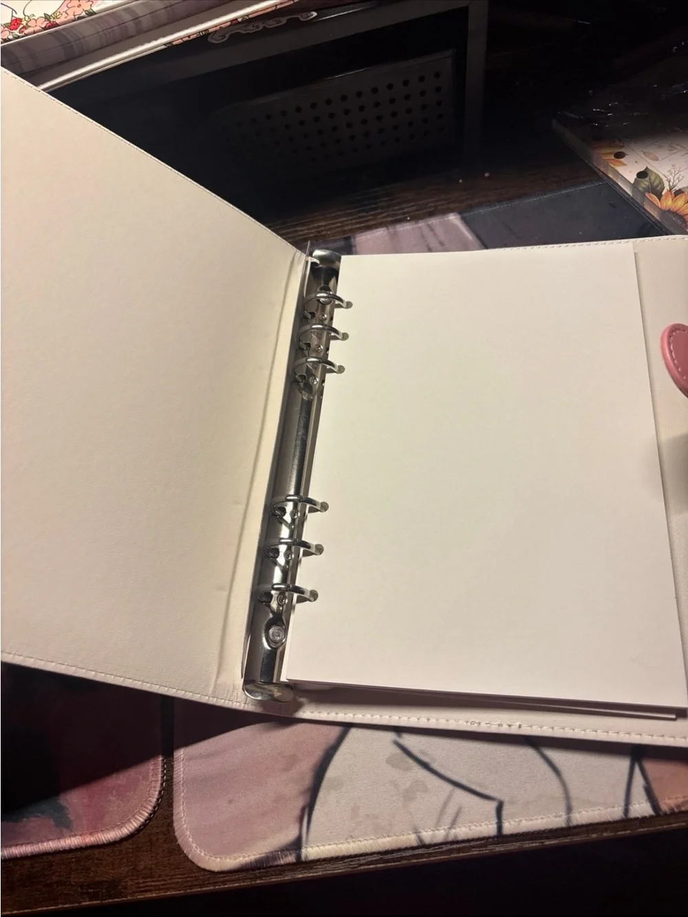 Pink A5 Marie binder